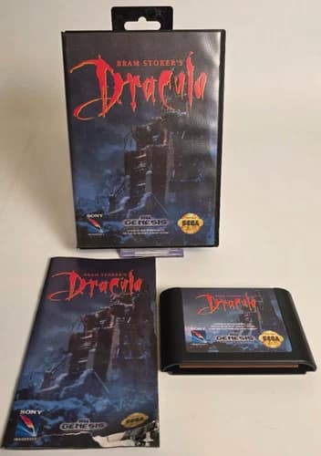 Bram Stoker’s Dracula (Sega Genesis, 1993) Complete In Box CIB - Working !
