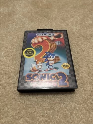 Sonic the Hedgehog 2 (SEGA Genesis, 1992) Complete CIB Tested One Only Qty