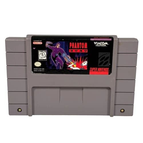 Super Nintendo SNES Phantom 2040 Vintage Video Game Cartridge TESTED WORKS