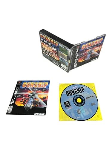 Sony PlayStation 1 PS1 CIB COMPLETE TESTED Gunship 1996