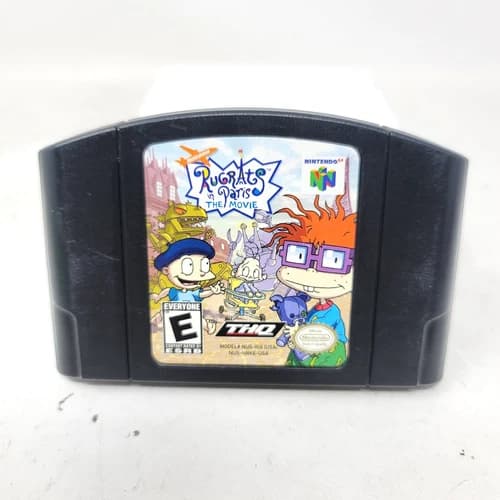 Rugrats in Paris: The Movie N64 (Nintendo 64) Authentic Tested Working