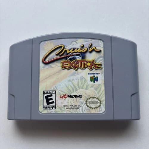 Cruis'n Exotica Cruisin Nintendo 64 N64 Original Authentic Genuine Game!