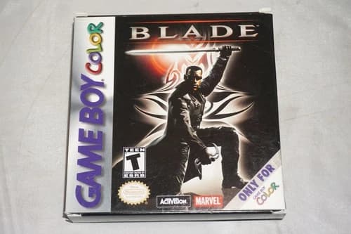 Blade (Nintendo Gameboy Color Game Boy GB) Complete w/ Reg Card CIB Authentic