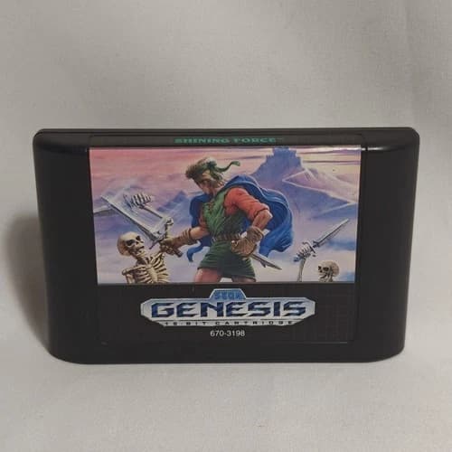 Shining Force (Sega Genesis, 1992) Cartridge Only Vgc Tested Saved Games On Cart