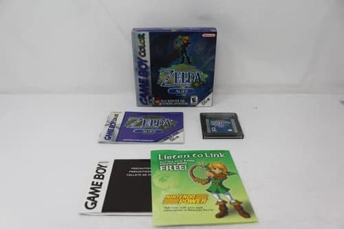 Legend of Zelda Oracle of Ages (Nintendo Game Boy Color, 2001) GBC Complete CIB