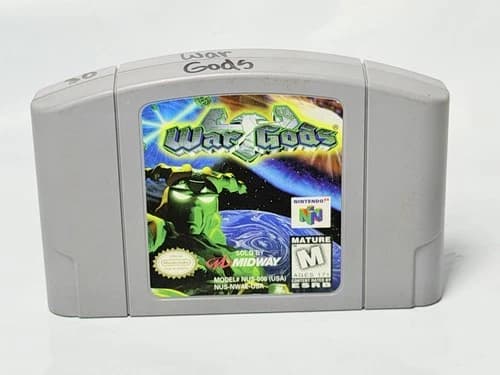 WarGods (Nintendo 64, 1997) N64 - Tested & Working - Authentic!