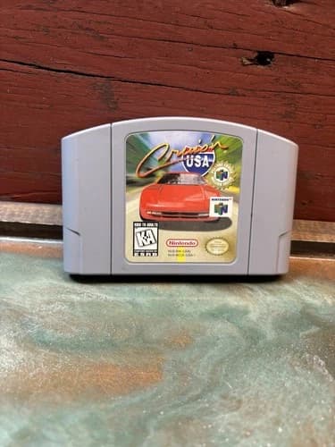 Cruis'n USA - Nintendo 64 N64 game Cruising Cruisin' 1996 Tested Working