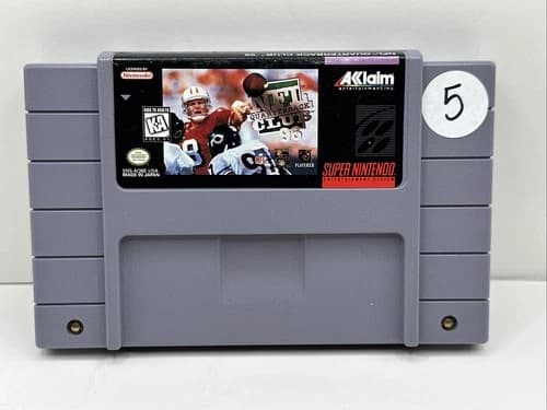 NFL Quarterback Club 96 (Super Nintendo Entertainment System, 1995) SNES Tested