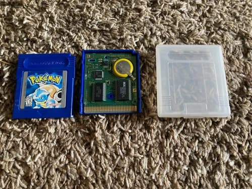 Pokemon Blue Version Nintendo Gameboy, TESTED, AUTHENTIC, working save battery