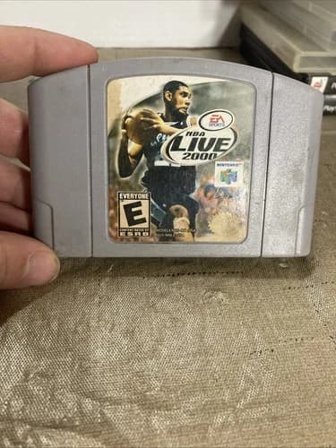 NBA Live 2000 Nintendo 64 N64 Video Game Cartridge Tested and Working Basketball