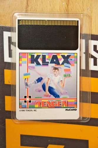 Klax (TurboGrafx-16, 1990) Game ONLY ($1 Shipping Available)