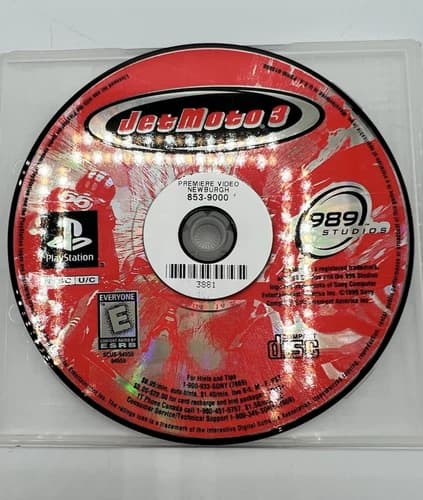 Jet Moto 3 PS1 PlayStation 1 Disc Only