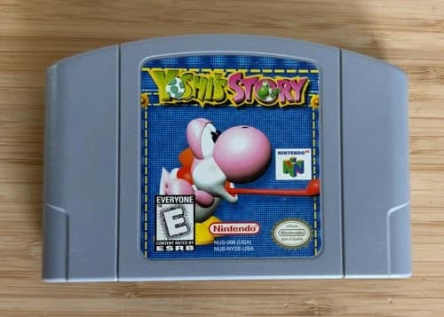 Yoshi's Story Nintendo 64 N64 Game Cartridge *TESTED* NICE! AUTHENTIC vintage