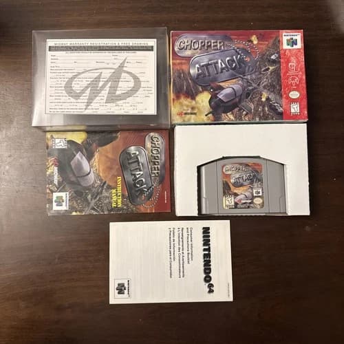 Chopper Attack (Nintendo 64 N64) Complete - Tested - Authentic