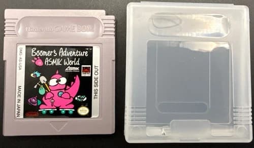 Nintendo GB Boomer’s Adventure in Asmik World Game Boy Cartridge Only 1990 VG