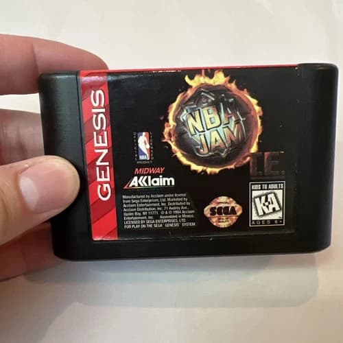 NBA Jam Tournament Edition TE (Sega Genesis) Tested Cart Only 90s Basketball
