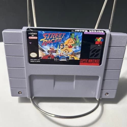 Street Racer (Super Nintendo, SNES) Authentic - Tested & Working - Fast Ship!