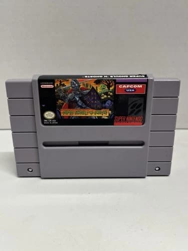 Super Ghouls 'N Ghosts - Super Nintendo (SNES) - Cartridge Only Authentic Tested