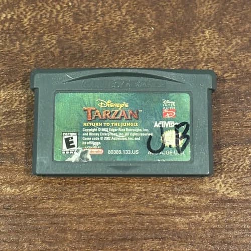 Tarzan Return to the Jungle Nintendo Gameboy Advance Game Only - Tested