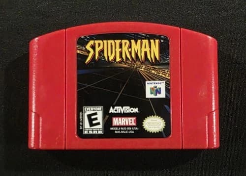 Spider-Man (Nintendo 64, N64, Marvel, 2000) Authentic & Tested Cartridge