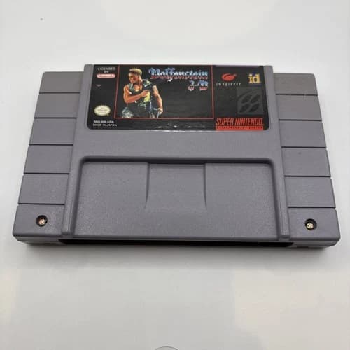 Wolfenstein 3-D (Super Nintendo Entertainment System, 1994) SNES Cleaned Tested