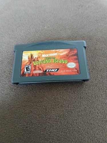 Nicktoons: Battle for Volcano Island (Game Boy Advance, 2006) Cartridge