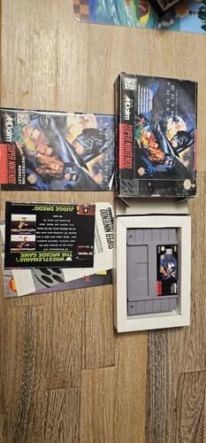 Batman Forever (Super Nintendo SNES, 1995) Complete CIB - Authentic - TESTED !