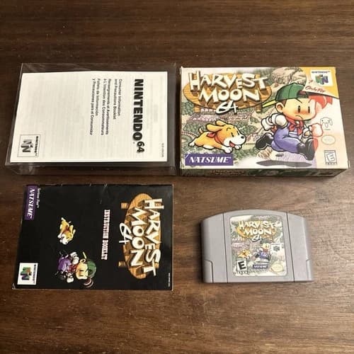 Harvest Moon 64 (Nintendo 64 N64) Complete CIB - Tested - Authentic