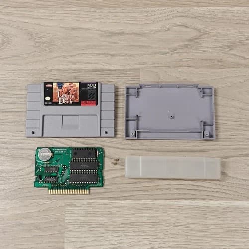 Liberty or Death (SNES Super Nintendo, 1994) Tested Cartridge with Dust Cap ONLY