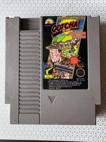 Gotcha! The Sport! Nintendo NES Cartridge Only - Authentic - Tested & Working!