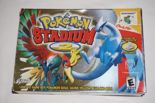 Pokemon Stadium 2 (Nintendo 64 N64) Complete in Box CIB Authentic