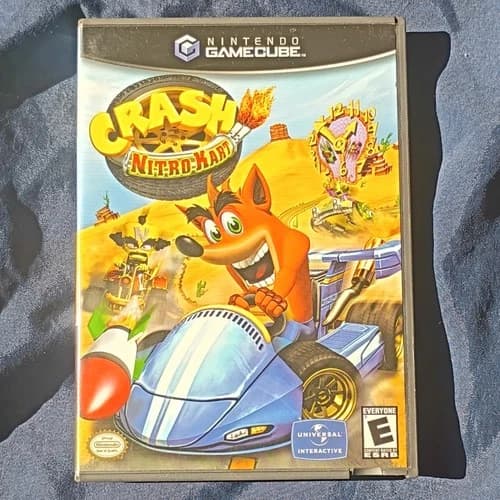 CIB Crash Nitro Kart Nintendo GameCube