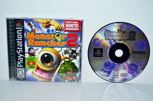 Monster Rancher 2 (Sony PlayStation 1, 1999) PS1 PSOne PSX 2 3 CIB Black Label