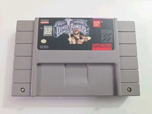 Mighty Morphin Power Rangers: the Movie (SNES) Authentic Cartridge Only Nice