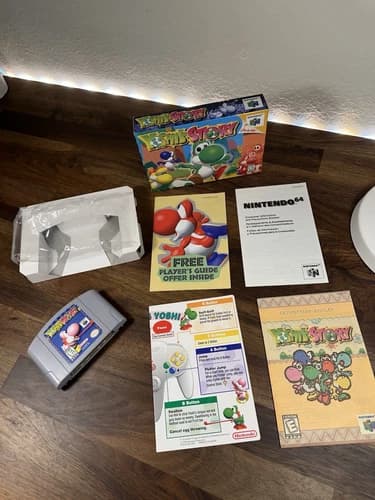 Yoshi's Story Game N64 Nintendo 64 1998 CIB Authentic Complete In Box all insert