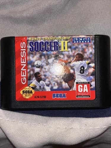 World Championship Soccer II (Sega Genesis, 1994) CLEANED AND TESTED