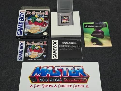 Gameboy DR. FRANKEN II 2 Complete CIB Box Nintendo Game Boy RARE Jaleco