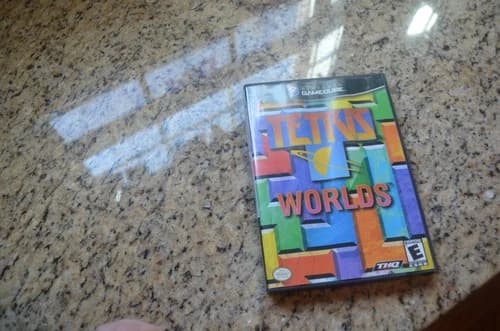 Nintendo GameCube Tetris Worlds in Box with Manual and Safety Insert