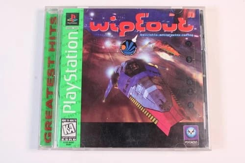 Wipeout Greatest Hits (Sony PlayStation 1, 1996) PS1 CIB Complete