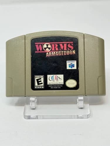 Worms Armageddon N64 Loose Authentic Tested