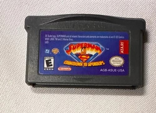 Nintendo Game Boy Advance Superman Countdown to Apokolips GBA