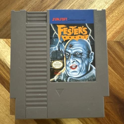 Festers Quest NES Nintendo 1989 Game Cartridge Only