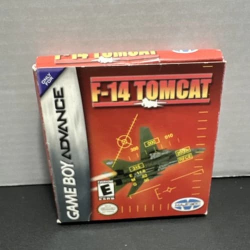 F-14 Tomcat (Nintendo Gameboy Advance GBA) In Box With Manual Tested SEE PHOTOS
