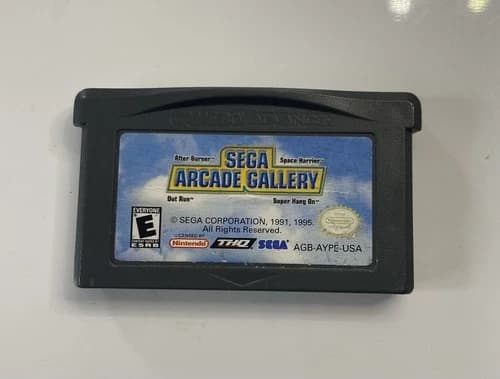 Sega Arcade Gallery Nintendo Game Boy Advance GBA 2003 Cleaned and Tested
