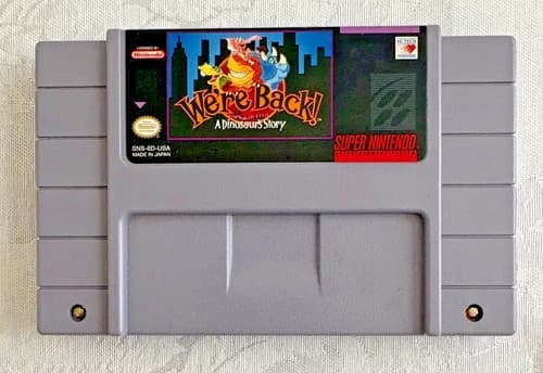 We're Back A Dinosaur's Story (Super Nintendo SNES, 1993) Cartridge Only Tested
