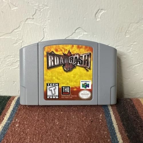 THQ Road Rash 64 Nintendo N64 (Cartridge Only, T-Teen, NTSC-U/C US/Canada)