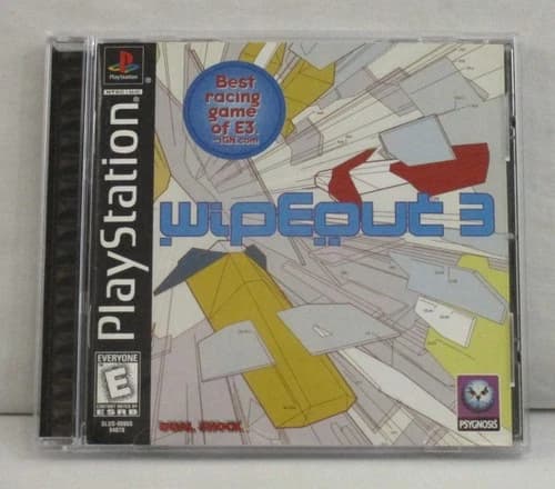Wipeout 3 Sony PlayStation Video Game COMPLETE Psygnosis 1999