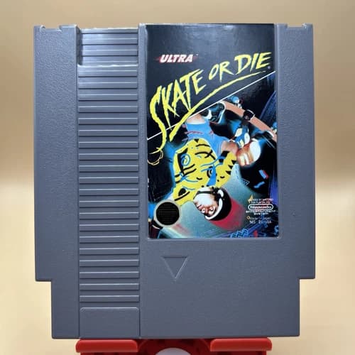 Ski or Die Nintendo Entertainment System NES Game Cartridge 1991 Tested