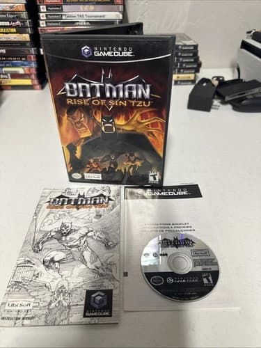 Batman Rise of Sin Tzu Nintendo GameCube Complete CIB