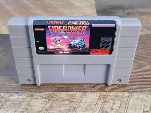 Firepower 2000 (Super Nintendo SNES, 1992) Game Only - Tested